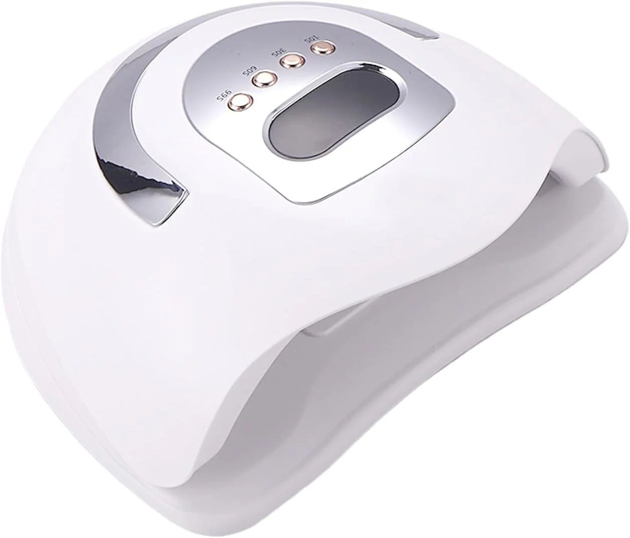 لامپ ناخن UV 380 وات، دارای 4 تایمر و نمایشگر LCD، لامپ UV ژل ناخن، 81 مهره لامپ، خشک کن سریع ناخن با حسگر خودکار، مناسب برای همه لامپ های ناخن، برای مانیکور، منزل و سالن لامپ ناخن UV 380 وات، دارای 4 تایمر و نمایشگر LCD، لامپ UV ژل ناخن، 81 مهره لامپ، خشک کن سریع ناخن با حسگر خودکار، مناسب برای همه لامپ های ناخن، برای مانیکور، منزل و سالن