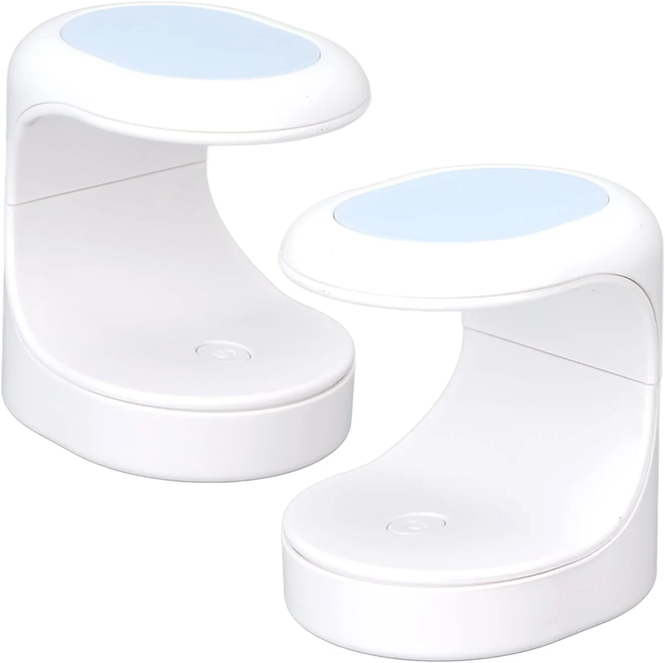 دستگاه خشک کن ناخن ال ای دی یو وی کوچک Elprico، لامپ خشک کن ناخن 16 واتی یو وی/ال ای دی برای لاک ژل و ابزار هنری پلی ژل، تک انگشتی، 60 ثانیه