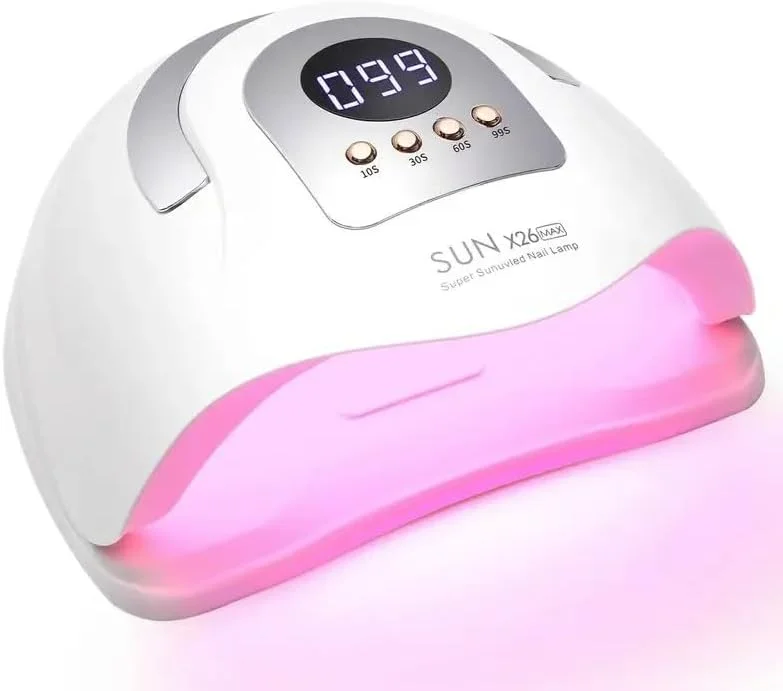 دستگاه خشک کن لاک ناخن UV LED اوسیا 150 وات، دستگاه خشک کن لاک ژل، چراغ ناخن ژلی با 45 مهره نوری، چراغ LED ناخن برای ناخن های ژلی با سنسور اتوماتیک و 4 تایمر دستگاه خشک کن لاک ناخن UV LED اوسیا 150 وات، دستگاه خشک کن لاک ژل، چراغ ناخن ژلی با 45 مهره نوری، چراغ LED ناخن برای ناخن های ژلی با سنسور اتوماتیک و 4 تایمر