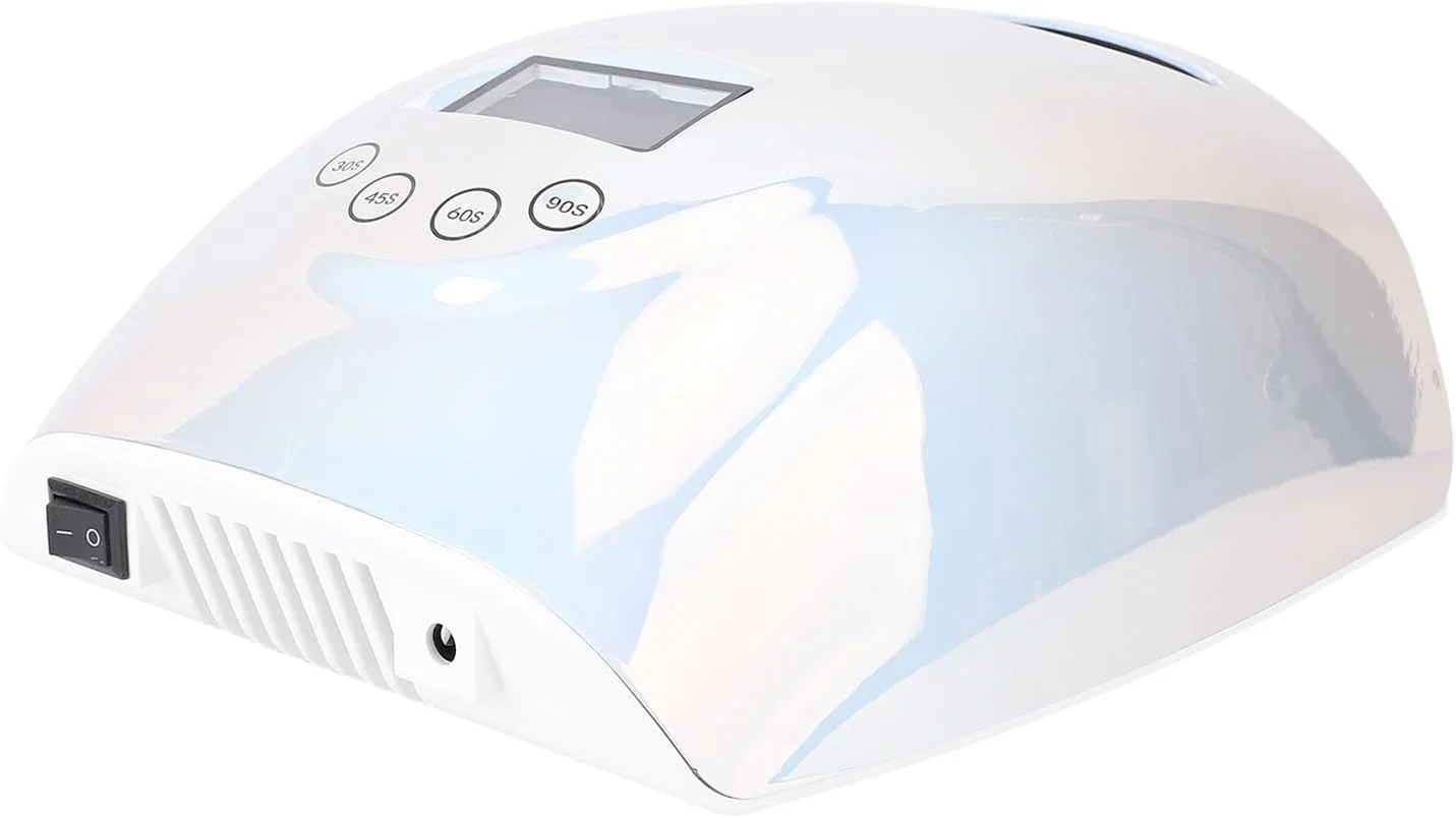 چراغ ال ای دی ناخن Asixxsix، خشک کن ناخن 48 وات با سنسور هوشمند، 4 تایمر، صفحه نمایش دیجیتال ال سی دی، باتری 5200MAH، مناسب برای استفاده در منزل (دوشاخه GB) چراغ ال ای دی ناخن Asixxsix، خشک کن ناخن 48 وات با سنسور هوشمند، 4 تایمر، صفحه نمایش دیجیتال ال سی دی، باتری 5200MAH، مناسب برای استفاده در منزل (دوشاخه GB)