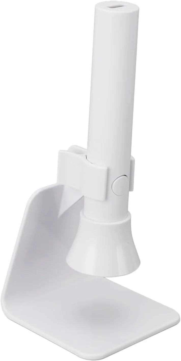 چراغ ناخن LED UV کوچک Cryfokt، لامپ UV دستی با قابلیت خشک کردن سریع ناخن، دارای 6 مهره نوری، حمل آسان، قابل حمل با پایه برای منزل (سفید)