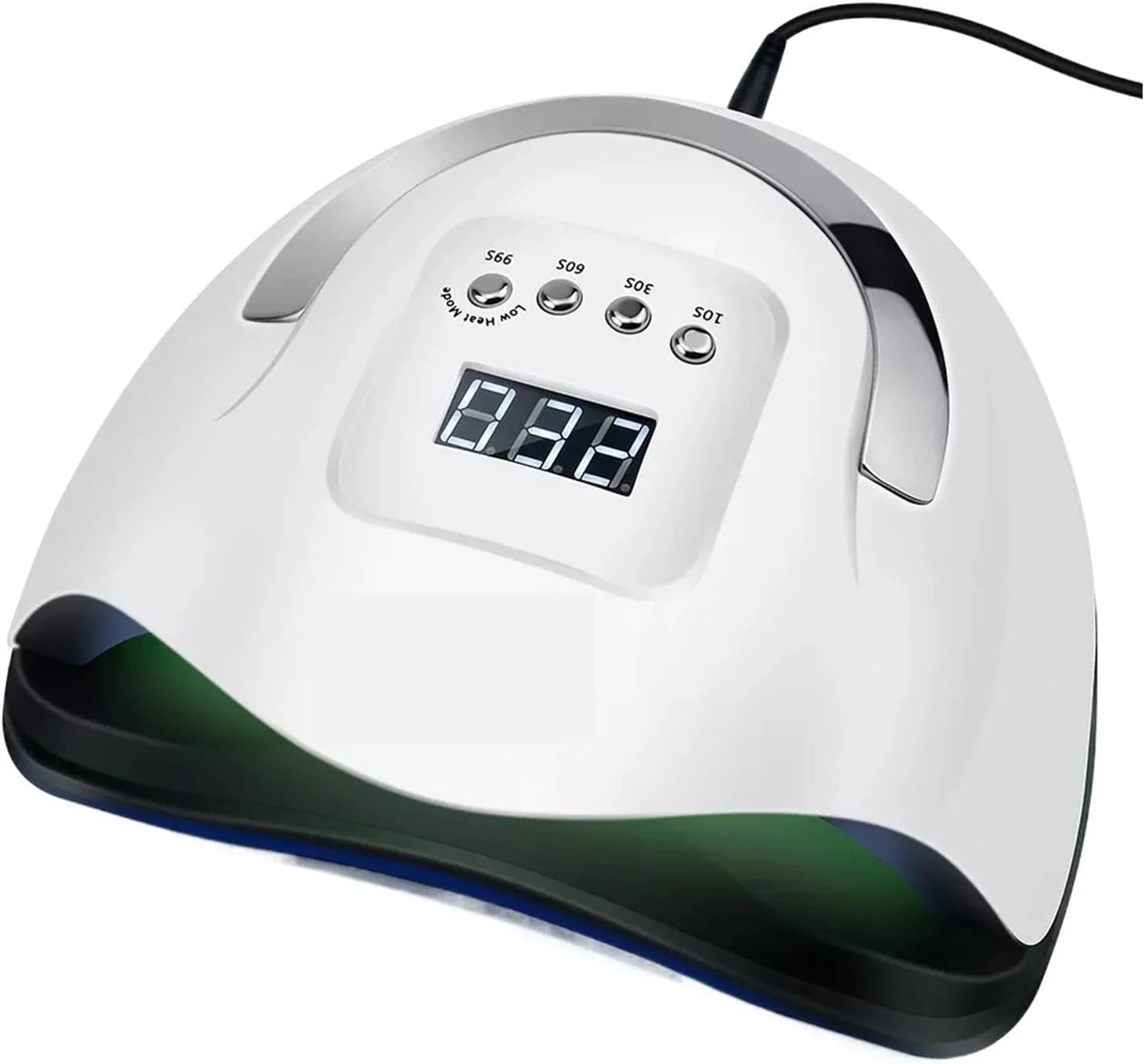 دستگاه خشک کن لاک ناخن UV LED برای انواع ژل ها، دارای 57 لامپ LED، تایمر 10/30/60 ثانیه، مناسب برای خشک کردن ژل ناخن UV-LED (مدل Sunx5 Plus)