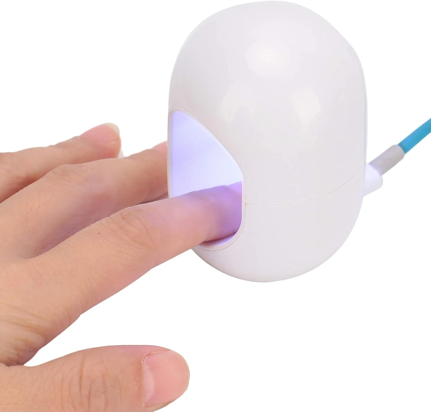 دستگاه خشک کن لاک ژل ناخن LED مدل Haofy، لامپ کوچک 5 واتی قابل حمل تک انگشتی برای خشک کردن سریع لاک ژل دستگاه خشک کن لاک ژل ناخن LED مدل Haofy، لامپ کوچک 5 واتی قابل حمل تک انگشتی برای خشک کردن سریع لاک ژل