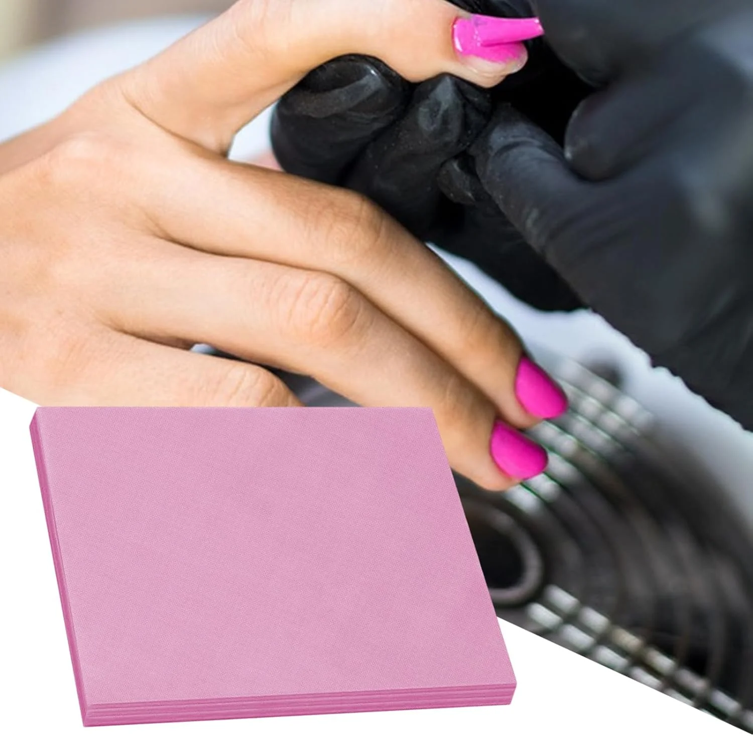 ۱۰۰ عدد کاغذ فیلتر جمع کننده گرد و غبار ناخن، فیلترهای مکش جمع کننده گرد و غبار ناخن، ورقه‌های کاغذی ناخن، جمع کننده حرفه‌ای کاغذهای استخراج، فیلتر جمع کننده قابل حمل گرد و غبار برای سالن