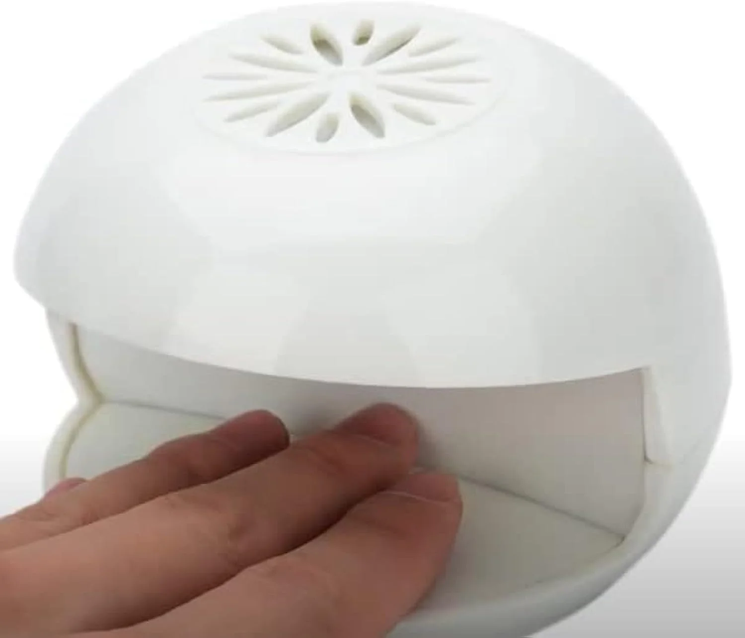 پنکه خشک کن لاک ناخن جمع و جور | ابزار خشک کننده سریع لاک ناخن مینی (سفید)