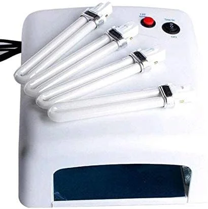 دستگاه خشک کن لاک ناخن آکریلیک با تایمر (4 لامپ، 36 وات) دستگاه خشک کن لاک ناخن آکریلیک با تایمر (4 لامپ، 36 وات)