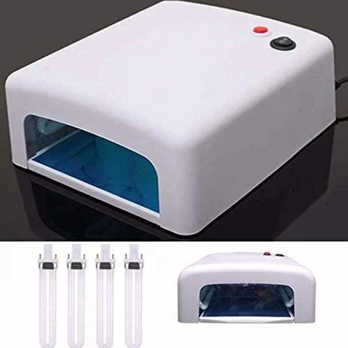 دستگاه خشک کن لاک ناخن آکریلیک با تایمر (4 لامپ، 36 وات) دستگاه خشک کن لاک ناخن آکریلیک با تایمر (4 لامپ، 36 وات)