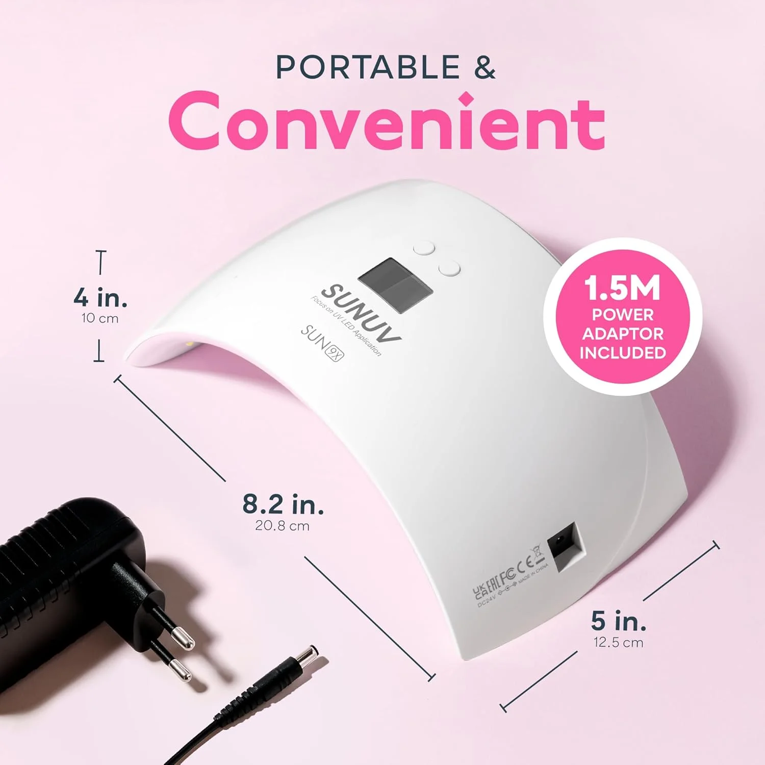 دستگاه خشک کن لاک ناخن SUNUV LED UV، تایمر 30/60 ثانیه، سنسور مادون قرمز، صفحه نمایش LCD، مناسب برای انواع ژل، برای مانیکور/پدیکور، طراحی ناخن، منزل، سالن، هدیه روز ولنتاین دستگاه خشک کن لاک ناخن SUNUV LED UV، تایمر 30/60 ثانیه، سنسور مادون قرمز، صفحه نمایش LCD، مناسب برای انواع ژل، برای مانیکور/پدیکور، طراحی ناخن، منزل، سالن، هدیه روز ولنتاین