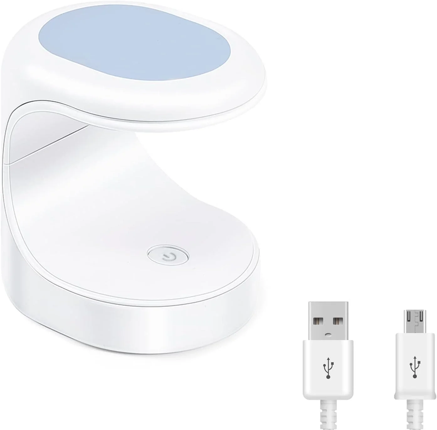 چراغ خشک کن ناخن LED UV کوچک Arabest، سر سیلیکونی قابل حمل با نور دوگانه، نور UV حرفه ای USB، صاف کننده لوازم جانبی ناخن، چراغ کوچک خشک کننده ناخن برای انواع ژل های ناخن (آبی) چراغ خشک کن ناخن LED UV کوچک Arabest، سر سیلیکونی قابل حمل با نور دوگانه، نور UV حرفه ای USB، صاف کننده لوازم جانبی ناخن، چراغ کوچک خشک کننده ناخن برای انواع ژل های ناخن (آبی)