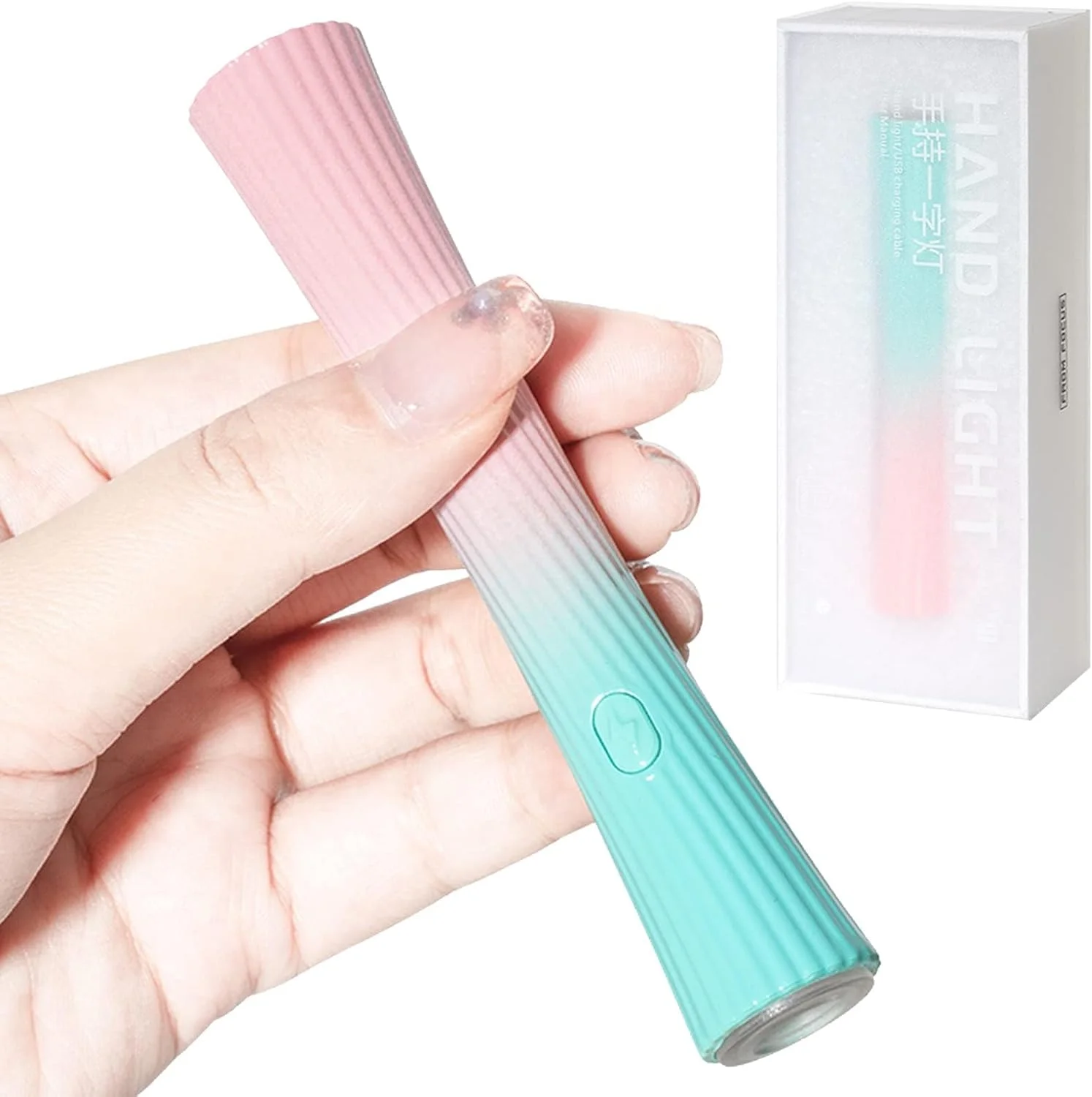 چراغ UV ناخن Azonee مینی برای ناخن های ژلی، چراغ UV دستی برای ناخن، چراغ LED قابل حمل 3W برای خشک کردن لاک ژل، چسب ژل ناخن، چراغ قوه USB برای مانیکور خانگی چراغ UV ناخن Azonee مینی برای ناخن های ژلی، چراغ UV دستی برای ناخن، چراغ LED قابل حمل 3W برای خشک کردن لاک ژل، چسب ژل ناخن، چراغ قوه USB برای مانیکور خانگی