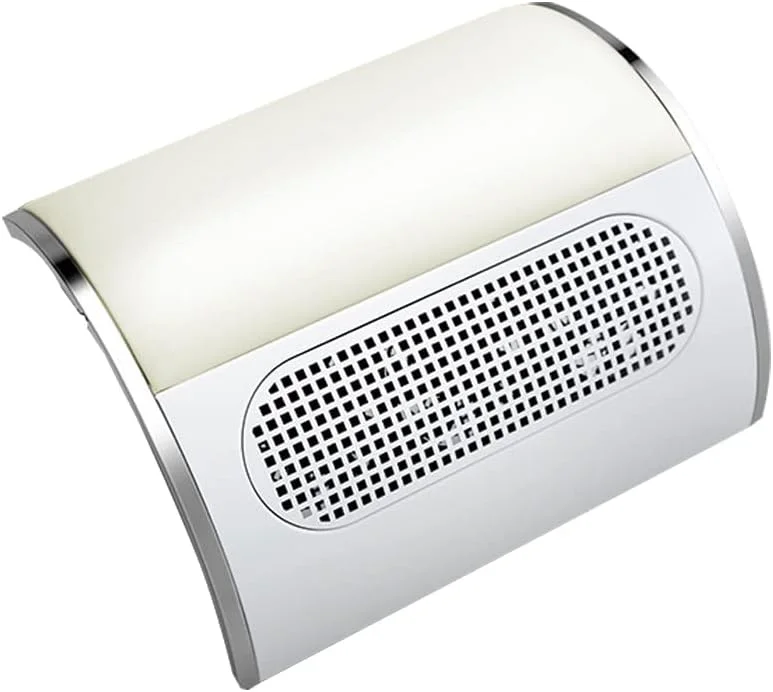 دستگاه جمع کننده گرد و غبار ناخن OUNA، تمیز کننده پودر، دستگاه مکش گرد و غبار سالن طراحی ناخن با 3 فن و 2 کیسه جمع آوری گرد و غبار، دوشاخه EU