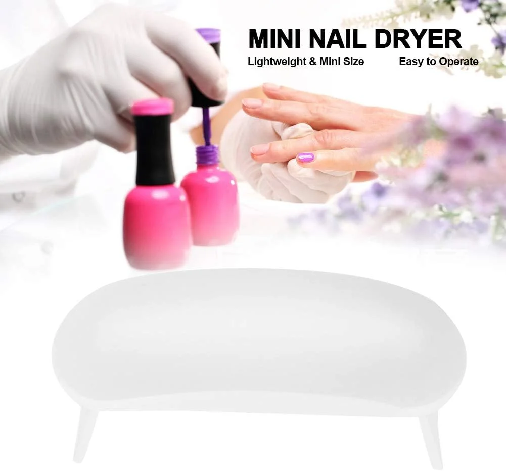 دستگاه نوردرمانی UV قابل حمل مینی LED خشک کن لاک ناخن