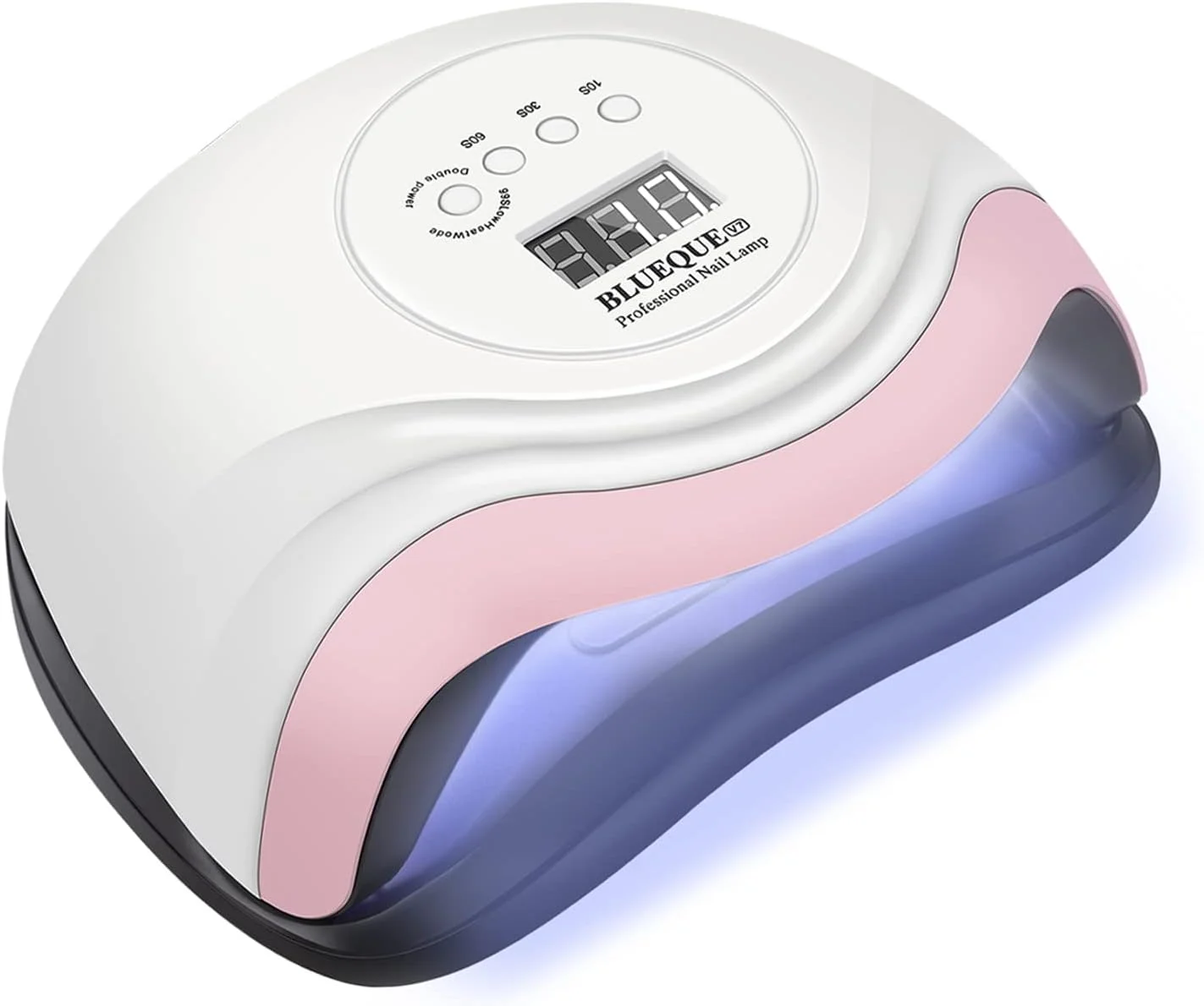 ست دستگاه خشک کن لاک ناخن UV LED نالاکال، دستگاه خشک کن حرفه ای ناخن 168 وات، بهترین دستگاه UV LED برای لاک های ژلی ناخن دست و پا