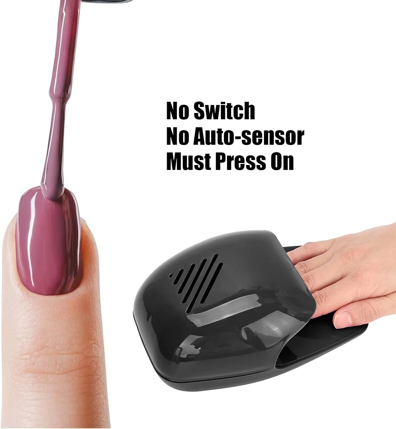 خشک کن لاک ناخن، خشک کن لاک ناخن حرفه ای، خشک کن ناخن برای لاک ژل و معمولی، خشک کن هوای قابل حمل ناخن برای سالن های ناخن، مهمانی ها، خانه ها و مسافرت (مشکی) خشک کن لاک ناخن، خشک کن لاک ناخن حرفه ای، خشک کن ناخن برای لاک ژل و معمولی، خشک کن هوای قابل حمل ناخن برای سالن های ناخن، مهمانی ها، خانه ها و مسافرت (مشکی)