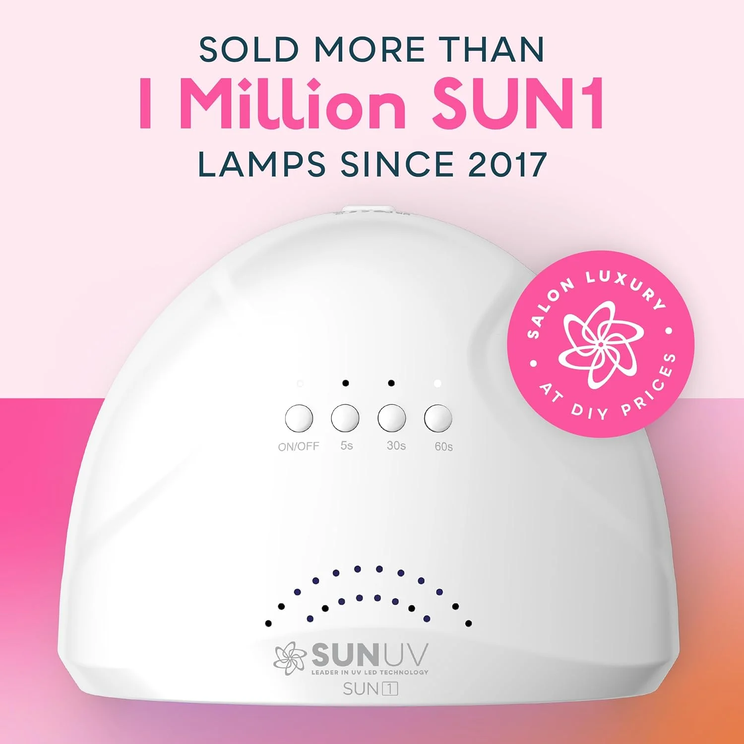 دستگاه خشک کن لاک ناخن LED یو وی سان یو وی مدل SUNone با توان 48 وات و 3 تایمر