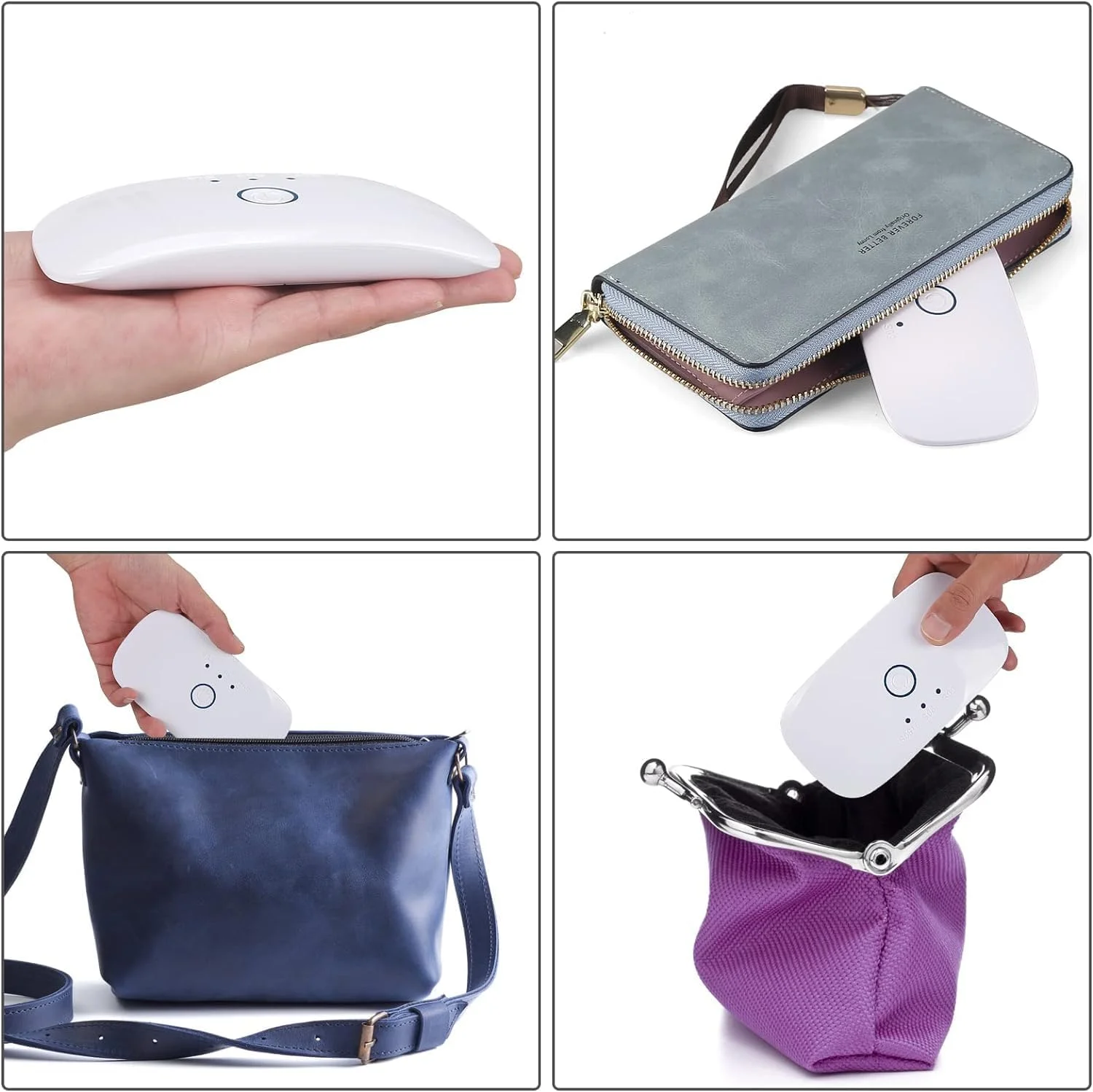 دستگاه خشک کن لاک ناخن قابل حمل 12 وات UV/LED، طرح موس، مناسب برای انواع لاک ژل، ژل بیلدر و چسب ناخن، مینی دستگاه خشک کن ناخن دستگاه خشک کن لاک ناخن قابل حمل 12 وات UV/LED، طرح موس، مناسب برای انواع لاک ژل، ژل بیلدر و چسب ناخن، مینی دستگاه خشک کن ناخن