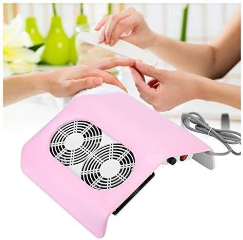 دستگاه جمع کننده گرد و غبار ناخن با 2 فن مکنده برای استفاده در سالن های آرایشی و تجهیزات طراحی ناخن به همراه 2 کیسه جمع آوری گرد و غبار 65 وات دستگاه جمع کننده گرد و غبار ناخن با 2 فن مکنده برای استفاده در سالن های آرایشی و تجهیزات طراحی ناخن به همراه 2 کیسه جمع آوری گرد و غبار 65 وات