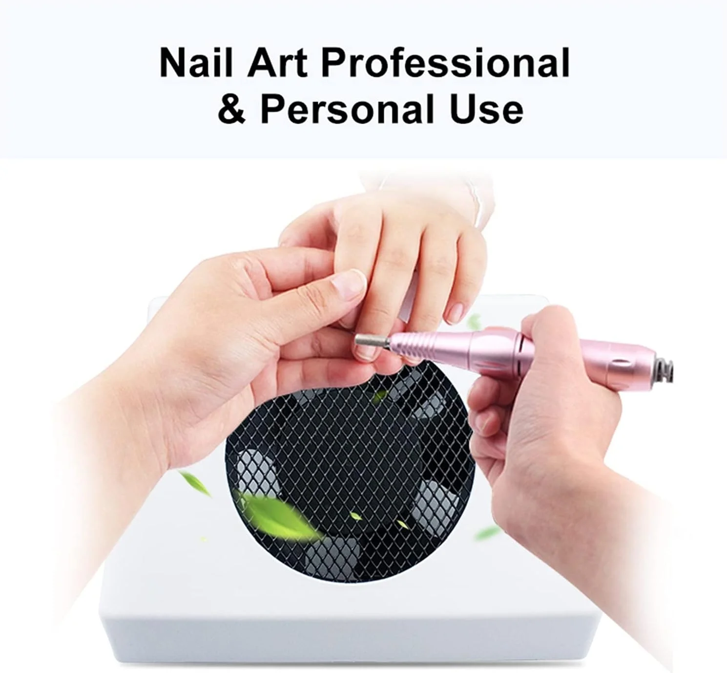 دستگاه جمع کننده گرد و غبار ناخن 35 وات، فن مکنده کوچک، ابزار مانیکور و تجهیزات هنر ناخن