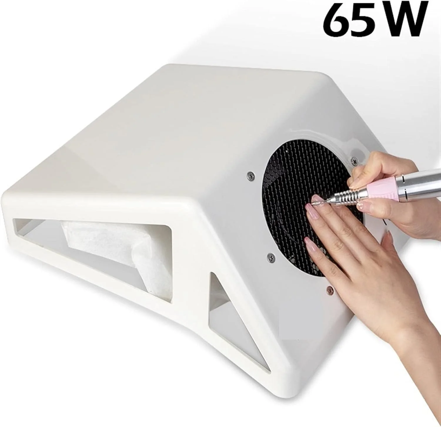 دستگاه جمع کننده گرد و غبار ناخن، جاروبرقی برقی فن مکنده ناخن برای مانیکور، تجهیزات هنر ناخن برای استفاده در سالن منزل، کم صدا (سفید 858-max) دستگاه جمع کننده گرد و غبار ناخن، جاروبرقی برقی فن مکنده ناخن برای مانیکور، تجهیزات هنر ناخن برای استفاده در سالن منزل، کم صدا (سفید 858-max)