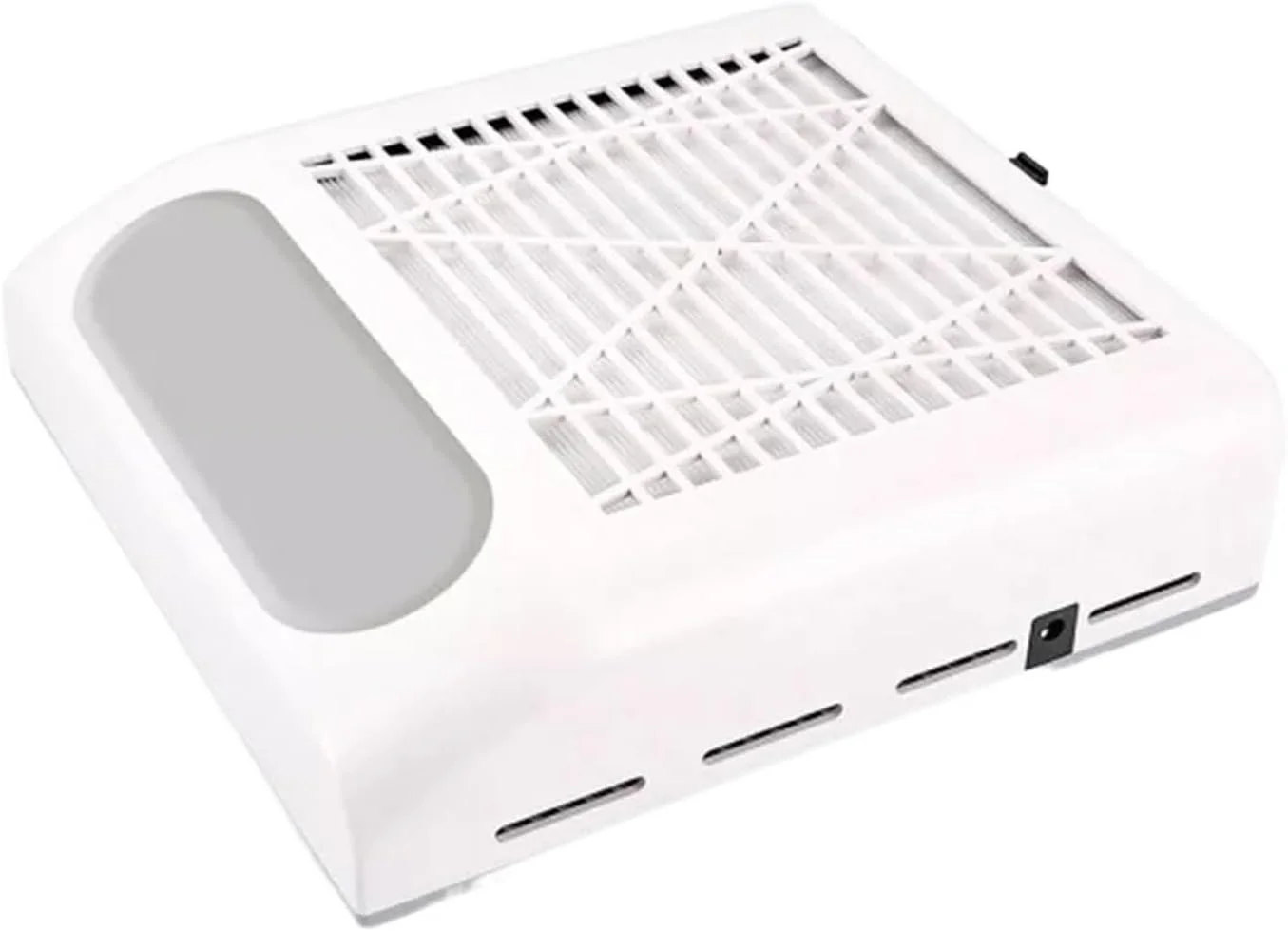 دستگاه جمع کننده گرد و غبار ناخن 180 واتی با فن مکنده قوی و فیلتر قابل تعویض مناسب برای سالن های مانیکور (سفید)