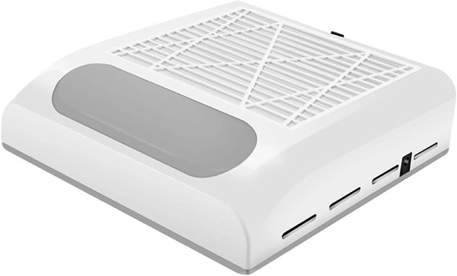 دستگاه جمع کننده گرد و غبار ناخن 80 واتی JCAKES، فن مکنده سالن طراحی ناخن، فن جاروبرقی برای ناخن های اکریلیک و ژل اکستنشن پلی ناخن، سفید