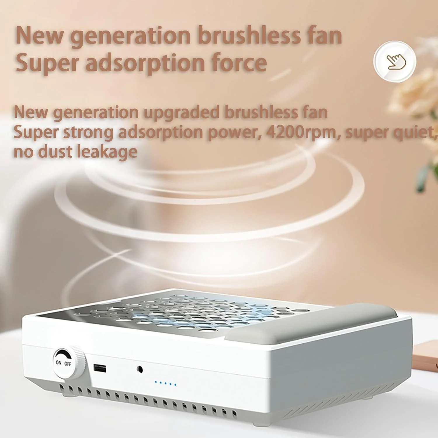 دستگاه جمع کننده گرد و غبار ناخن حرفه ای X&Z-XAOY مدل 56W به همراه فیلتر، فن ناخن و ابزار سالن آرایش ناخن (رنگ: صورتی) دستگاه جمع کننده گرد و غبار ناخن حرفه ای X&Z-XAOY مدل 56W به همراه فیلتر، فن ناخن و ابزار سالن آرایش ناخن (رنگ: صورتی)