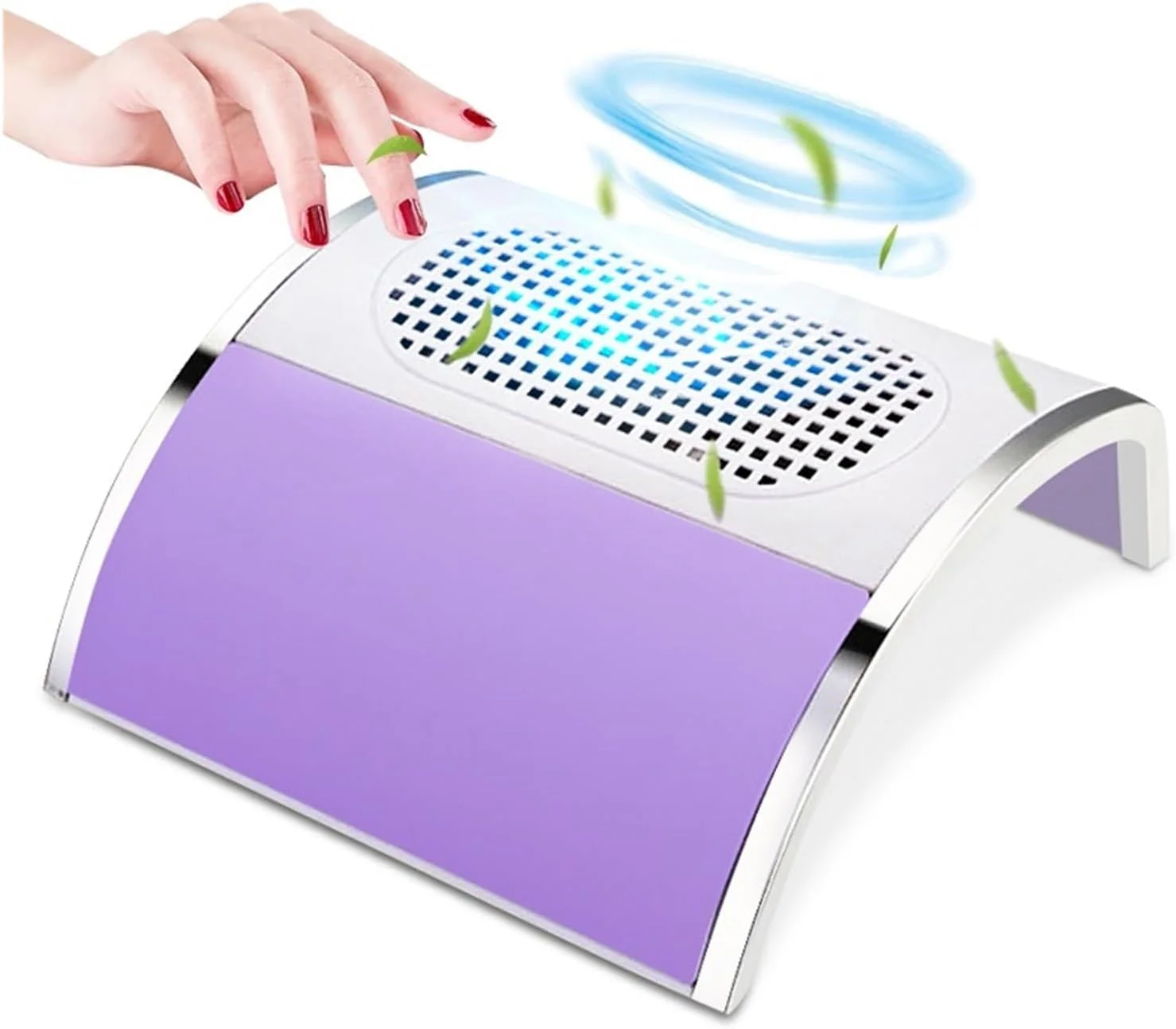 دستگاه مکنده گرد و غبار ناخن 80 وات با قدرت بالا و صدای کم، مناسب برای جمع آوری و جذب گرد و غبار ناشی از لاک ژل و سوهان کشی