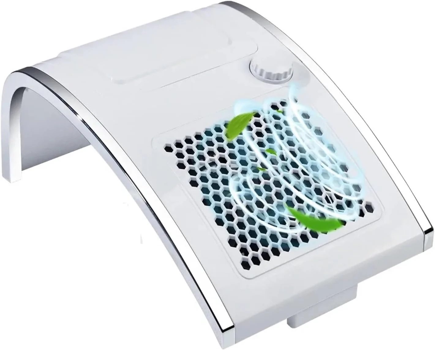 دستگاه مکنده گرد ناخن برای ناخن های اکریلیک، فیلتر موتوری قابل تنظیم با 2 فن قوی