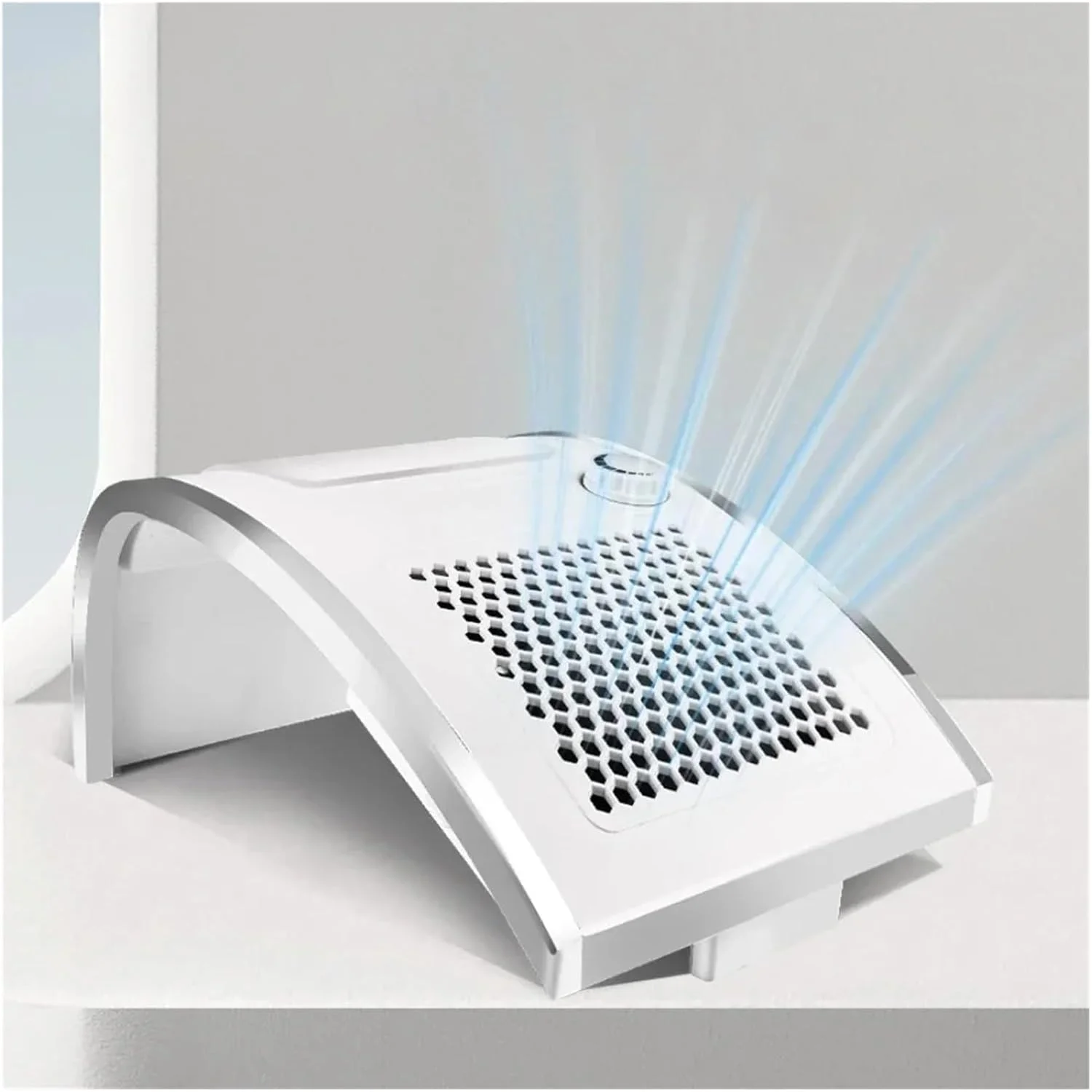 دستگاه مکنده گرد ناخن برای ناخن های اکریلیک، فیلتر موتوری قابل تنظیم با 2 فن قوی