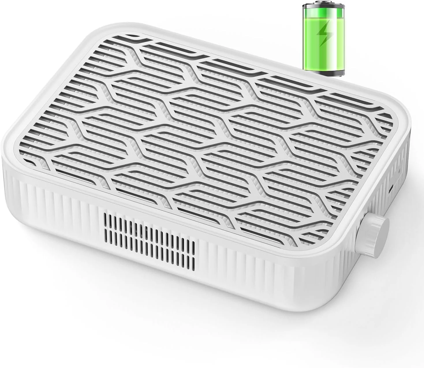 جمع کننده کوچک گرد و غبار ناخن، فن جاروبرقی برقی قدرتمند و بی صدا با مکش قابل تنظیم برای مانیکور ناخن، از بین بردن ژل و پودر اکریلیک، کم صدا