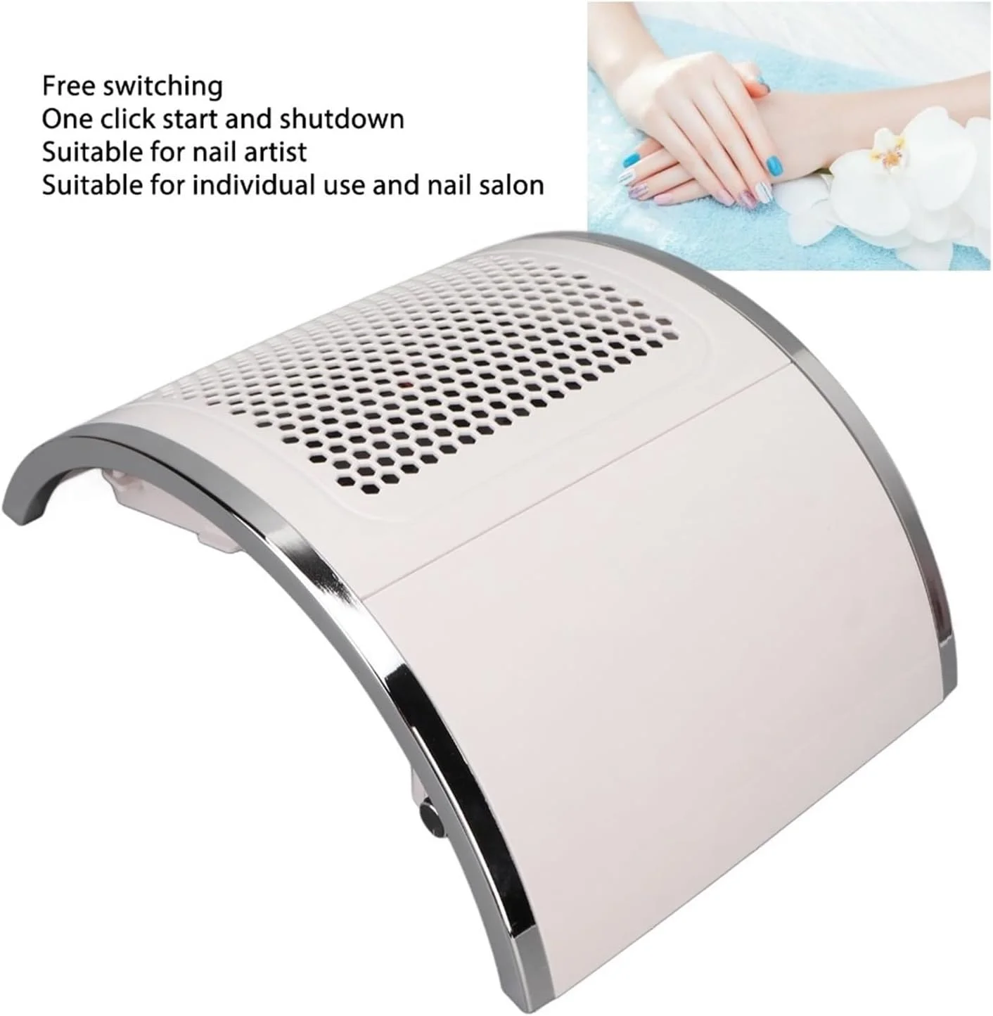 دستگاه مکنده گرد و غبار ناخن حرفه ای با 4 فن، مکش قوی و سرعت قابل تنظیم دستگاه مکنده گرد و غبار ناخن حرفه ای با 4 فن، مکش قوی و سرعت قابل تنظیم