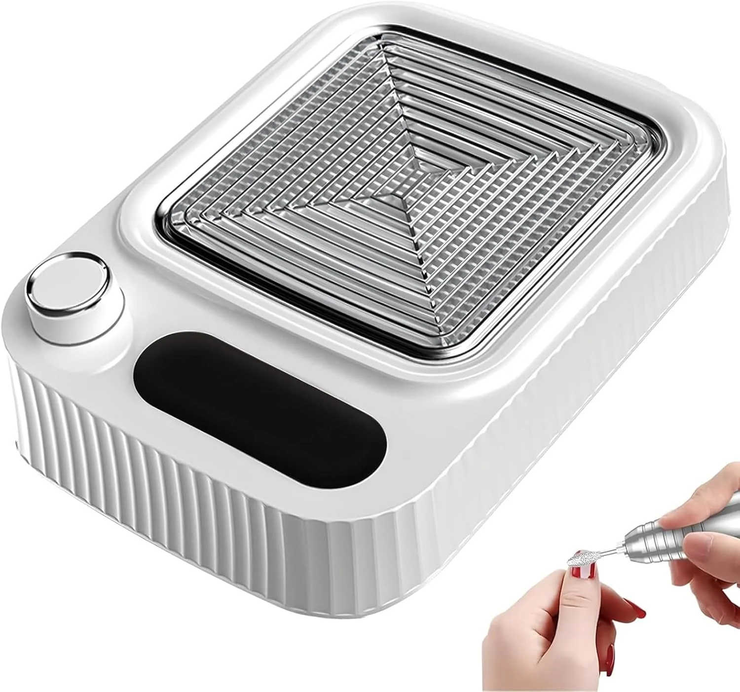 دستگاه مکنده گرد و غبار ناخن حرفه ای، فن مکنده قوی، دستگاه مکنده گرد و غبار برای ناخن، دستگاه مکنده برقی برای لاک ژل اکریلیک، کم صدا، مناسب سالن ناخن