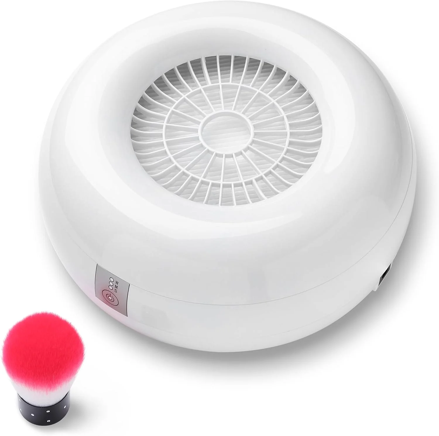 دستگاه جمع کننده گرد و غبار ناخن با 2 فیلتر قابل استفاده مجدد، مکش قوی، فن تمیز کننده گرد و غبار ناخن، استخراج کننده برقی حرفه ای با پوشش مغناطیسی و صدای کم برای ژل اکریلیک