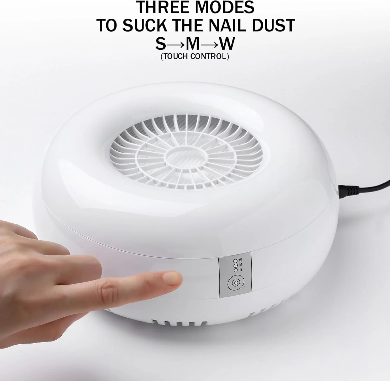 دستگاه جمع کننده گرد و غبار ناخن با 2 فیلتر قابل استفاده مجدد، مکش قوی، فن تمیز کننده گرد و غبار ناخن، استخراج کننده برقی حرفه ای با پوشش مغناطیسی و صدای کم برای ژل اکریلیک دستگاه جمع کننده گرد و غبار ناخن با 2 فیلتر قابل استفاده مجدد، مکش قوی، فن تمیز کننده گرد و غبار ناخن، استخراج کننده برقی حرفه ای با پوشش مغناطیسی و صدای کم برای ژل اکریلیک