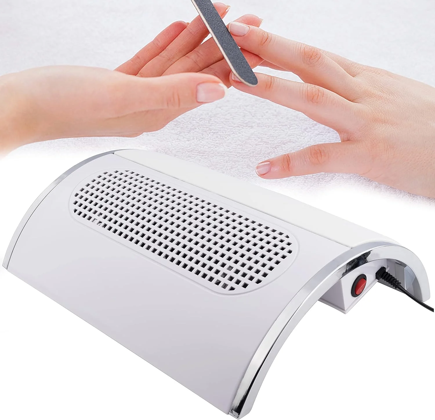 BLUETOP دستگاه جمع کننده گرد و غبار ناخن، مکنده قدرتمند گرد و غبار ناخن 40 وات، دستگاه مکش گرد و غبار برای ناخن های پلی ژل، فن آکریلیک، دستگاه مکش گرد و غبار، جمع کننده گرد و غبار مانیکور برای ناخن BLUETOP دستگاه جمع کننده گرد و غبار ناخن، مکنده قدرتمند گرد و غبار ناخن 40 وات، دستگاه مکش گرد و غبار برای ناخن های پلی ژل، فن آکریلیک، دستگاه مکش گرد و غبار، جمع کننده گرد و غبار مانیکور برای ناخن