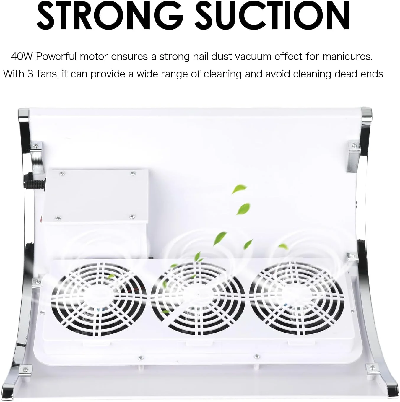 BLUETOP دستگاه جمع کننده گرد و غبار ناخن، مکنده قدرتمند گرد و غبار ناخن 40 وات، دستگاه مکش گرد و غبار برای ناخن های پلی ژل، فن آکریلیک، دستگاه مکش گرد و غبار، جمع کننده گرد و غبار مانیکور برای ناخن BLUETOP دستگاه جمع کننده گرد و غبار ناخن، مکنده قدرتمند گرد و غبار ناخن 40 وات، دستگاه مکش گرد و غبار برای ناخن های پلی ژل، فن آکریلیک، دستگاه مکش گرد و غبار، جمع کننده گرد و غبار مانیکور برای ناخن