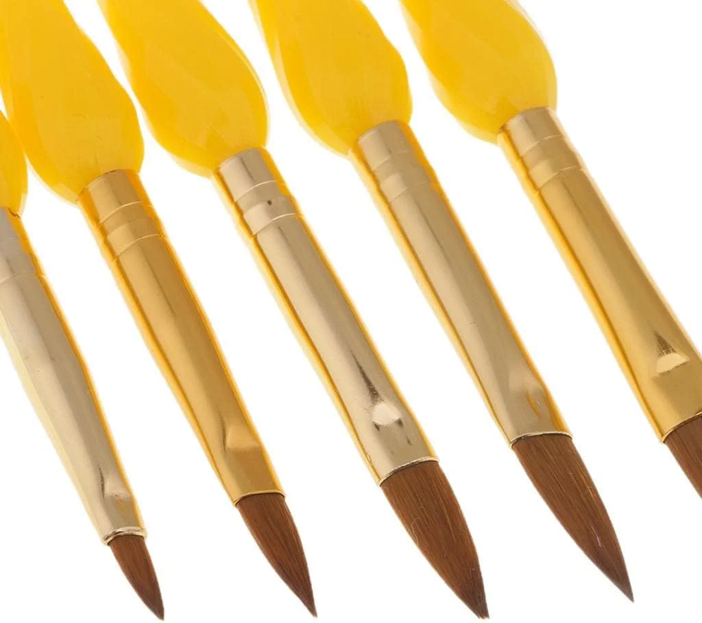 ست ۵ عددی قلم طراحی ناخن حرفه ای برای لاک ژل یو وی، طراحی خطوط و نقاشی، زرد ست ۵ عددی قلم طراحی ناخن حرفه ای برای لاک ژل یو وی، طراحی خطوط و نقاشی، زرد