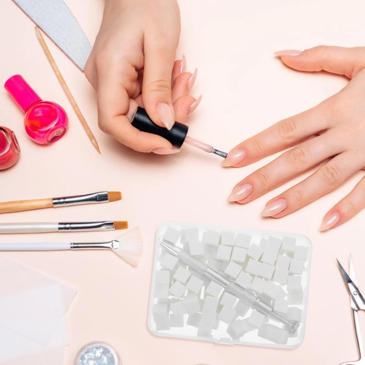 ست ابزار طراحی ناخن Healvian، شامل 1 ست اسفنجی حرفه ای و ابزار گیره اسفنجی کوچک برای طراحی DIY ست ابزار طراحی ناخن Healvian، شامل 1 ست اسفنجی حرفه ای و ابزار گیره اسفنجی کوچک برای طراحی DIY