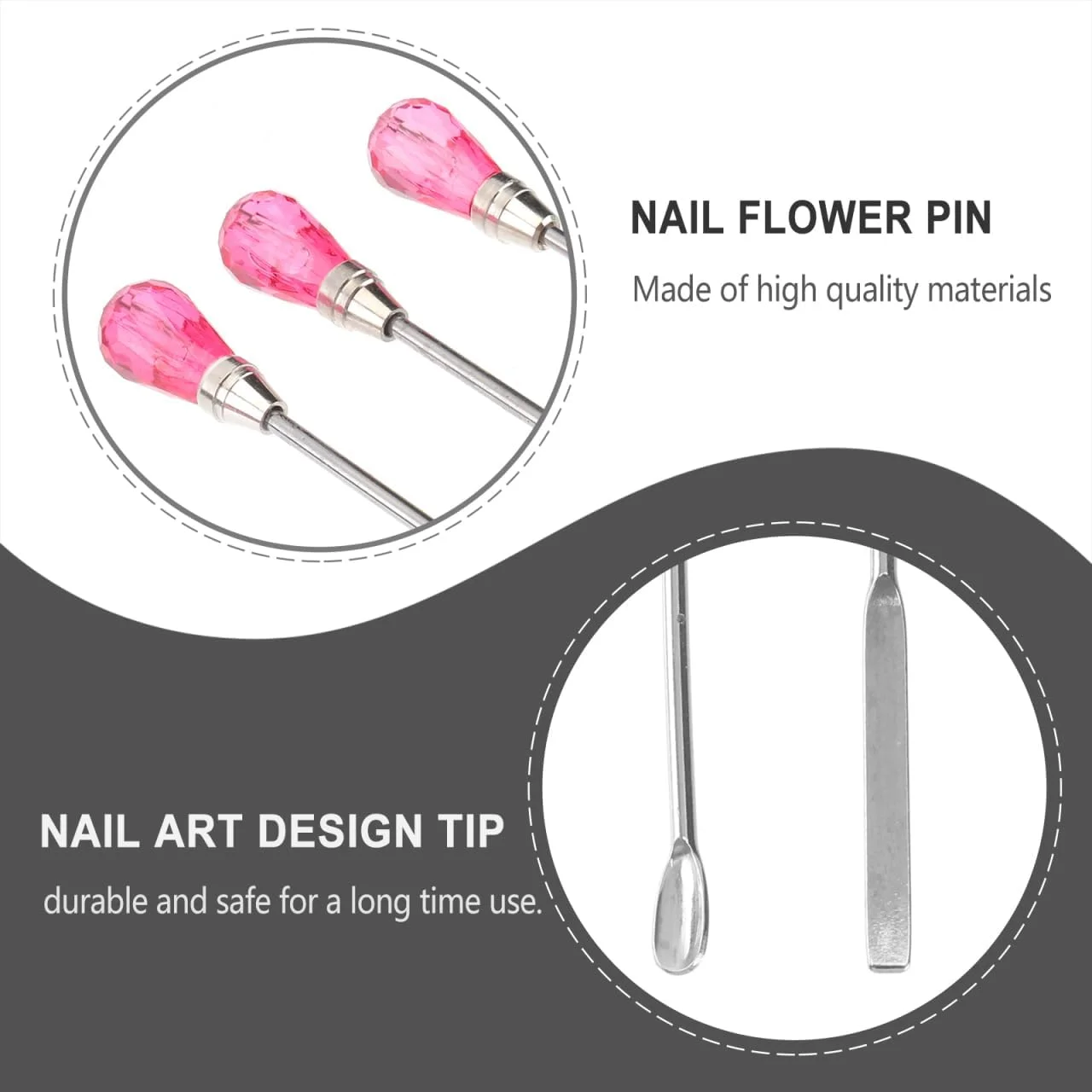 minkissy ست ابزار چند منظوره ترکیب مانیکور، 2 ست میله همزن طراحی ناخن مناسب استفاده خانگی سالن، ایده آل برای طراحی ناخن، رنگ تصادفی minkissy ست ابزار چند منظوره ترکیب مانیکور، 2 ست میله همزن طراحی ناخن مناسب استفاده خانگی سالن، ایده آل برای طراحی ناخن، رنگ تصادفی