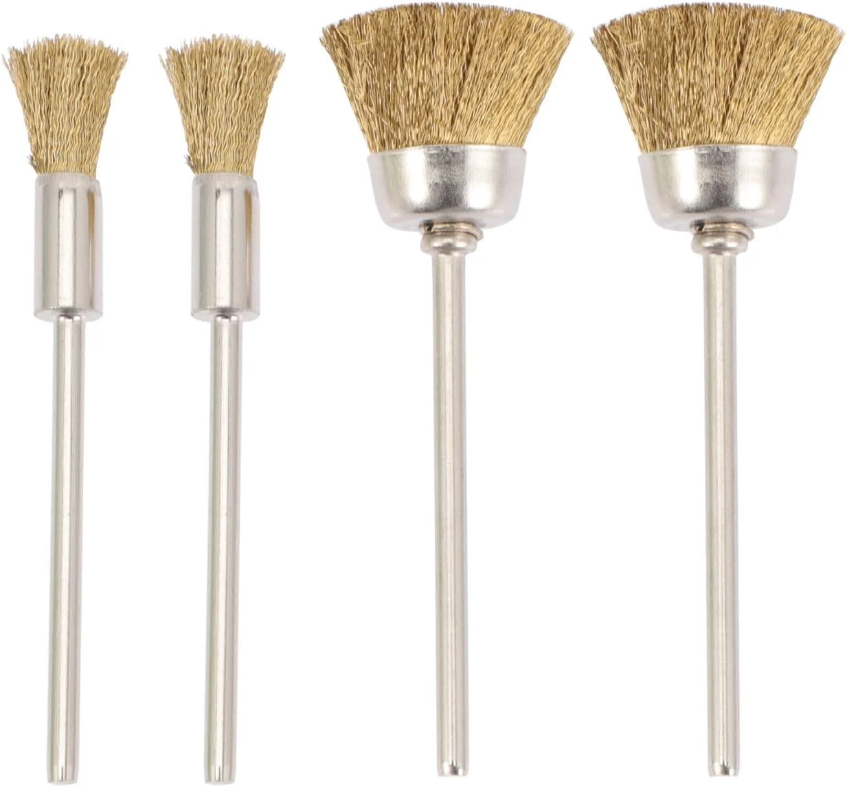 وییمون برس تمیز کننده برقی ناخن 4 عددی، برس سر دریلی ناخن، ابزار تمیز کننده، برس سیمی قابل استفاده مجدد برای ست دریل