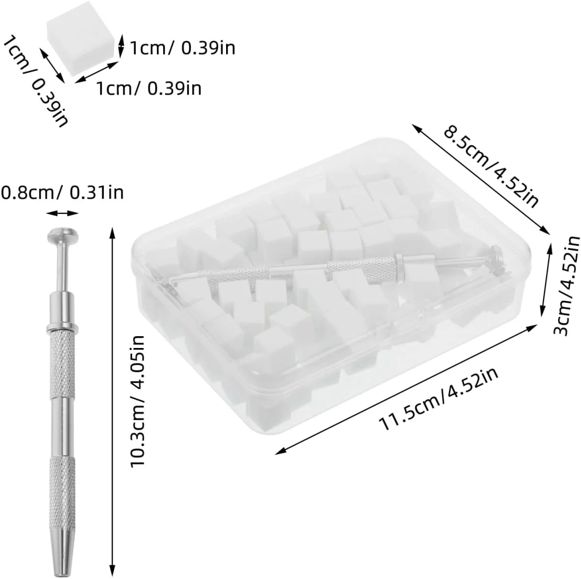 ست ابزار طراحی ناخن Healvian، شامل 1 ست اسفنجی حرفه ای و ابزار گیره اسفنجی کوچک برای طراحی DIY ست ابزار طراحی ناخن Healvian، شامل 1 ست اسفنجی حرفه ای و ابزار گیره اسفنجی کوچک برای طراحی DIY