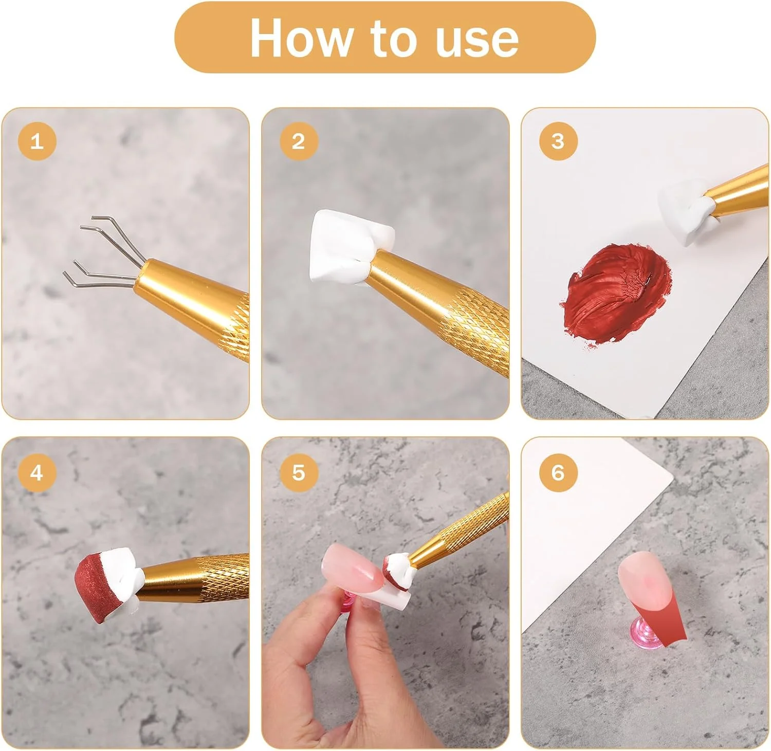 120 عدد اسفنج نرم طراحی ناخن، اسفنج ناخن با قلم گیره ای، ابزار طراحی ناخن مانیکور برای آمبره و گرادیان، لوازم جانبی ضروری (طلایی + نقره ای) 120 عدد اسفنج نرم طراحی ناخن، اسفنج ناخن با قلم گیره ای، ابزار طراحی ناخن مانیکور برای آمبره و گرادیان، لوازم جانبی ضروری (طلایی + نقره ای)