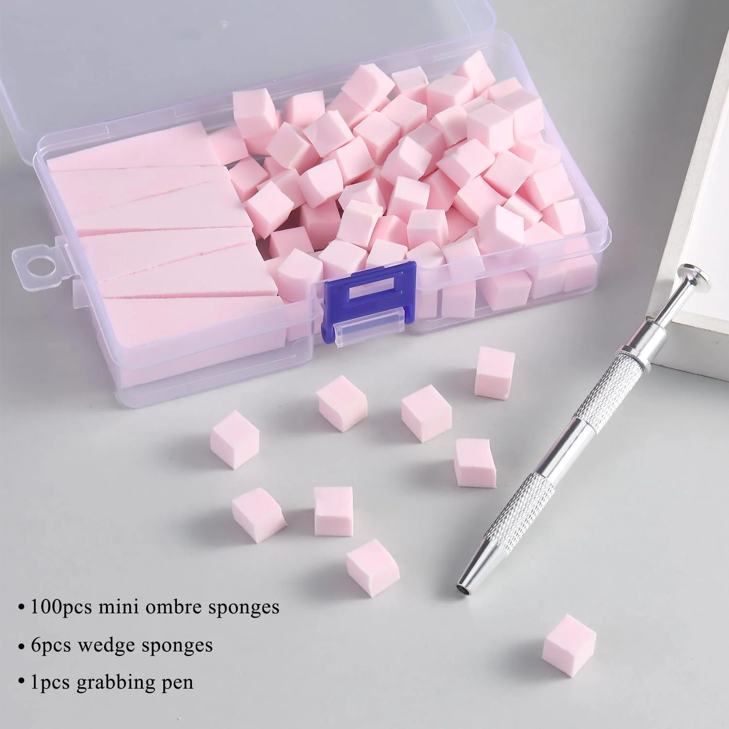 100 عدد اسفنج نرم ناخن برای آمبره، ایجاد افکت گرادیانی، اسفنج های صورتی طراحی ناخن به همراه قلم گیره ای و 6 عدد اسفنج گوه ای، برس آمبره ناخن، لوازم جانبی حرفه ای، لوازم سالن مانیکور 100 عدد اسفنج نرم ناخن برای آمبره، ایجاد افکت گرادیانی، اسفنج های صورتی طراحی ناخن به همراه قلم گیره ای و 6 عدد اسفنج گوه ای، برس آمبره ناخن، لوازم جانبی حرفه ای، لوازم سالن مانیکور