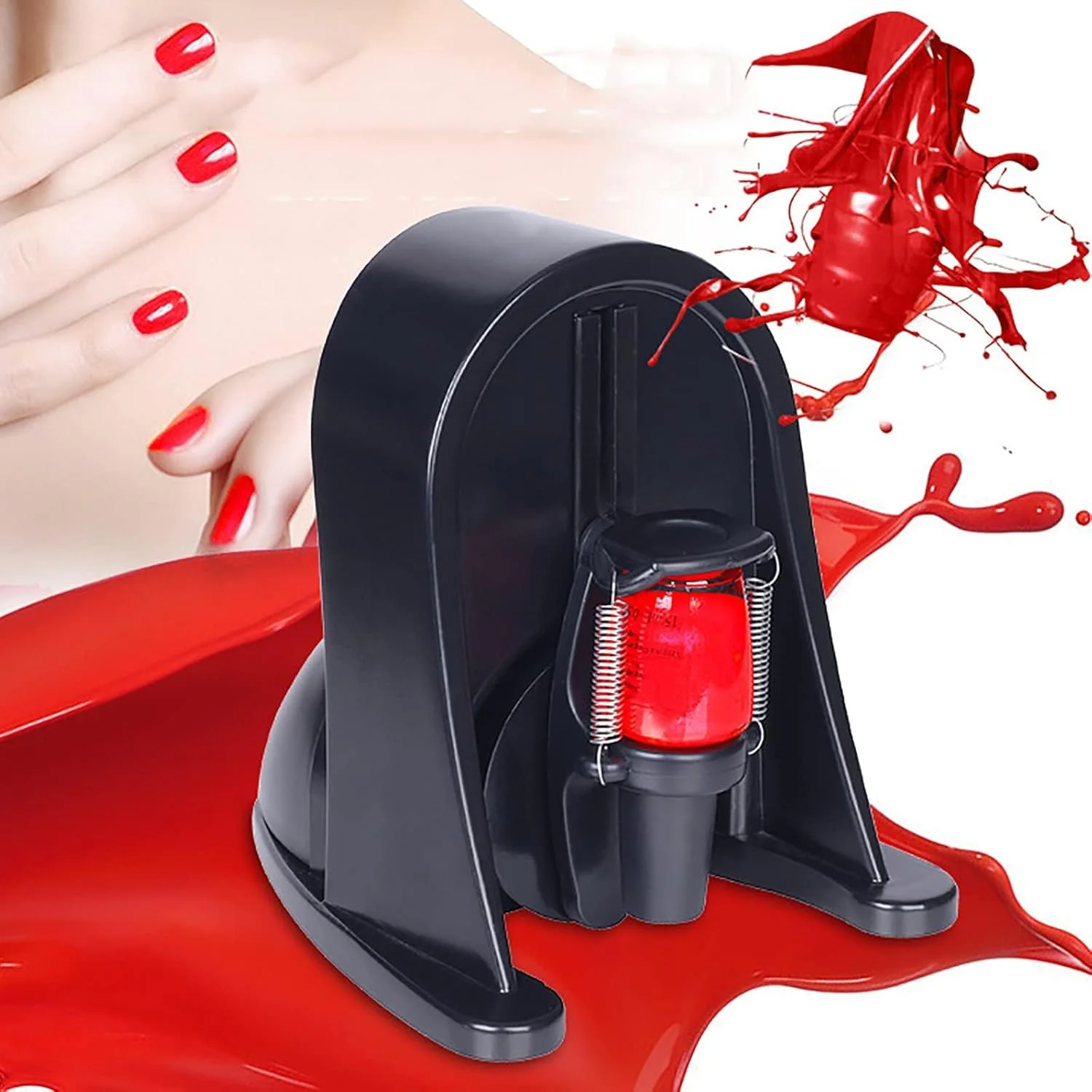 دستگاه لرزاننده لاک ناخن، لرزاننده لاک ناخن چدنی، دهانه حدود Φ24 میلی متر، لرزش یکنواخت تر، مناسب برای سالن های ناخن و دوستداران ناخن