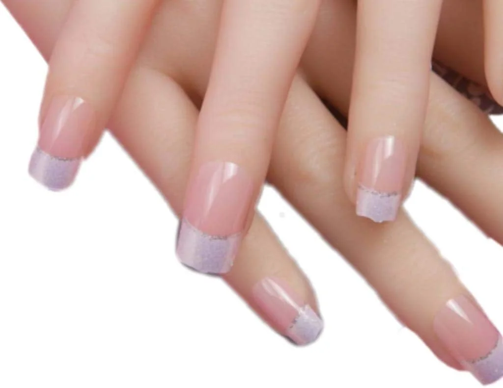 ناخن مصنوعی زنانه با طراحی نوک فرانسوی و ایربراش، چسبندگی فوق العاده و نصب آسان - 24 عدد ناخن مصنوعی زنانه با طراحی نوک فرانسوی و ایربراش، چسبندگی فوق العاده و نصب آسان - 24 عدد