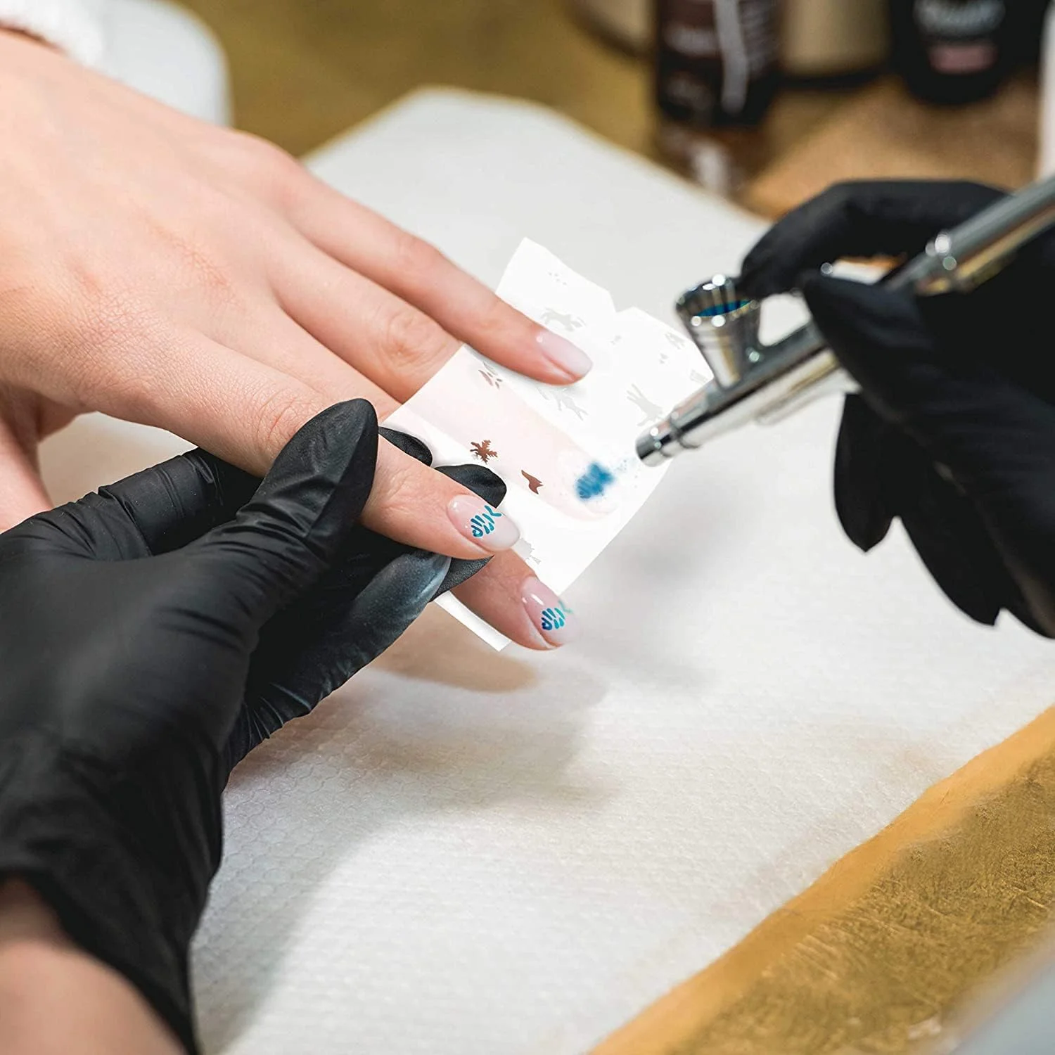 ابزار طراحی شابلون مانیکور BUYTER، 20 تکه شیت الگو رنگ آمیزی ناخن قابل استفاده مجدد (10 عدد تصادفی) ابزار طراحی شابلون مانیکور BUYTER، 20 تکه شیت الگو رنگ آمیزی ناخن قابل استفاده مجدد (10 عدد تصادفی)