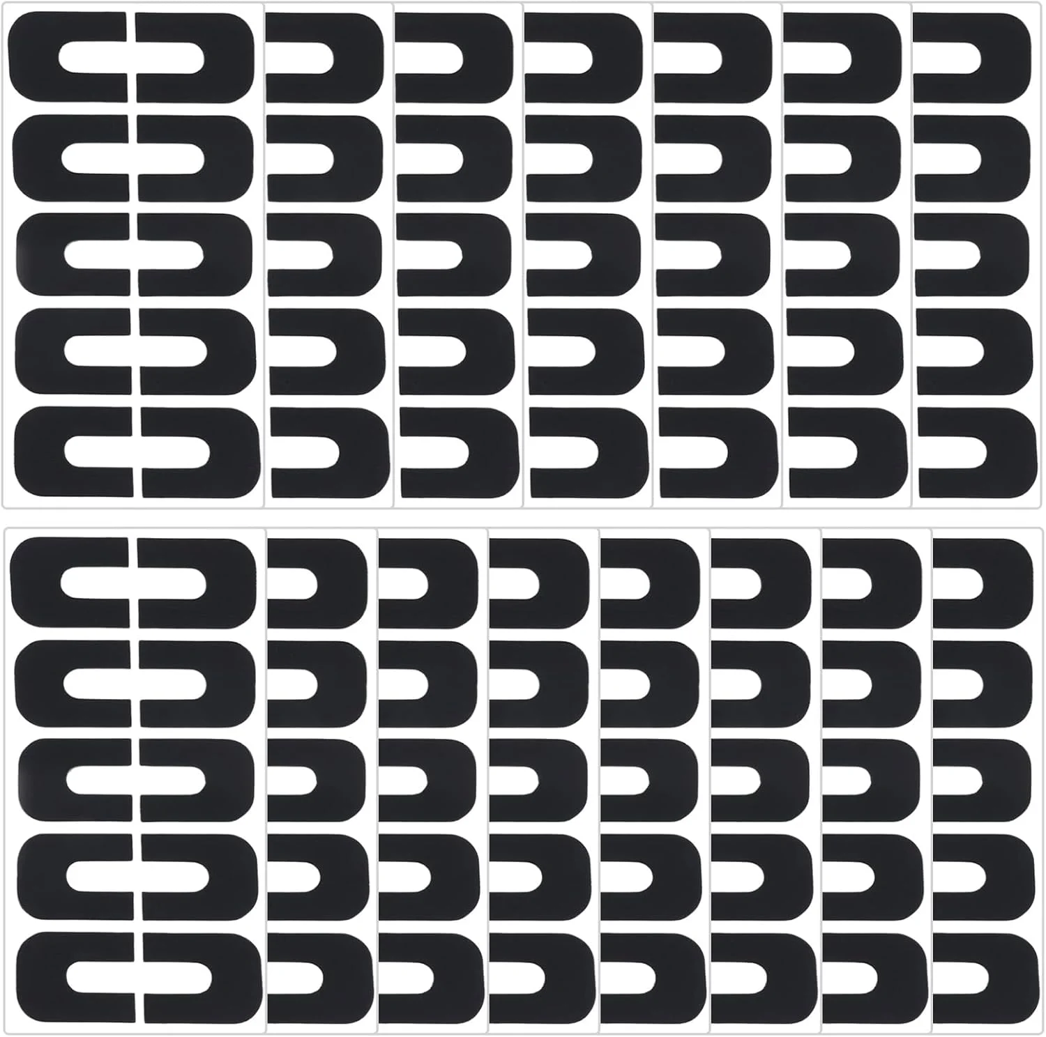 بسته 150 عددی شابلون لاک ناخن، محافظ لاک ناخن برای جلوگیری از ریختن لاک، لوازم جانبی ابزار اولیه طراحی ناخن