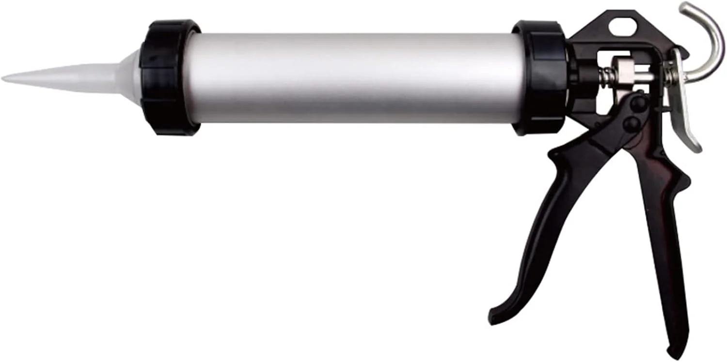 ابزار تفنگی اسپری رنگ بادی REHOOF، تفنگ چسب درزگیر، ابزار درزگیری، بدنه آلومینیومی، تفنگ چسب سیلیکونی سوسیسی بادوام، تفنگ چسب شیشه برای هنر ناخن موقت، خودرو و سرگرمی