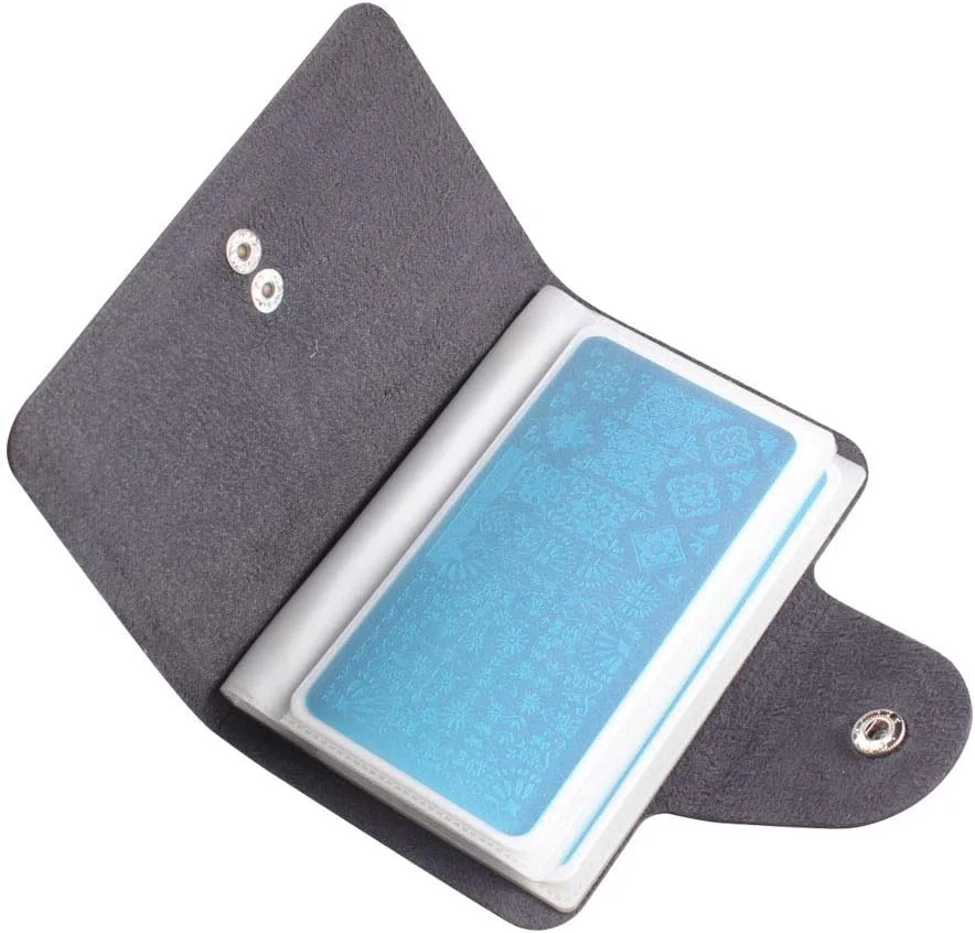 کیف نگهداری شابلون طراحی ناخن – رنگ مشکی کیف نگهداری شابلون طراحی ناخن – رنگ مشکی