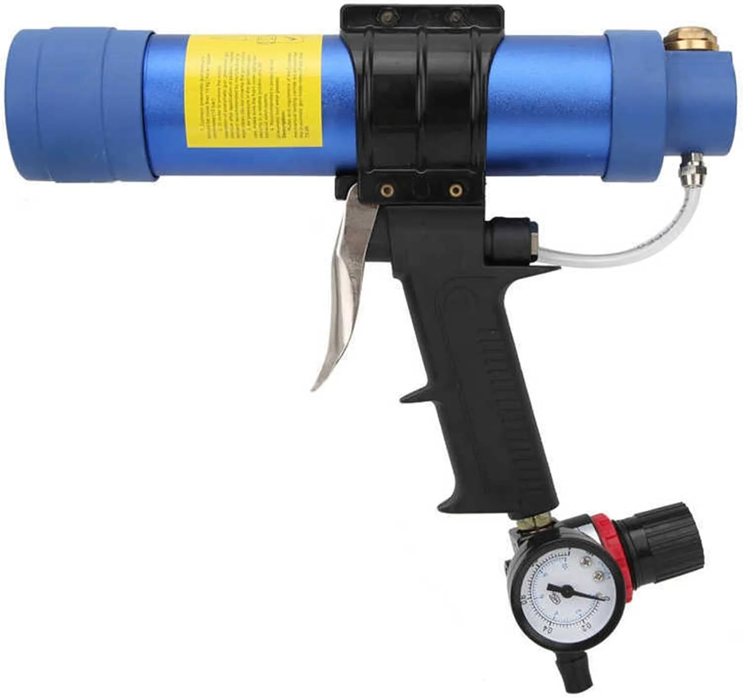 پیستوله بادی چسب، سرعت قابل تنظیم، ابزار کاربردی سیلیکونی برای چسباندن شیشه، مناسب برای هنر ناخن موقت و کاردستی، 310 میلی لیتر